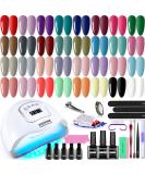 JODSONE Gel Nail Polish Kit with U V Light 32 Colors Gel Polish Nail Kit Soak Off Gel Nail Set Manicure Tools Nail Gel Kit Gifts for Women classic series - Buy Online on SooperMarket.com