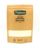 Traditional Organic White Flour-Certified Organic Non-GMO Vegan No Additives No Preservatives Resealable Bag by Thames Organic 1kg - Buy Online on SooperMarket.com
