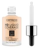 Catrice HD Liquid Coverage Foundation No. 002 - Long-Lasting Matte Vegan Oil-Free Waterproof | 30ml - Perfect for Impure Skin - Buy Online on SooperMarket.com