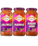 Curry Sauce Bundle with Patak Jalfrezi Curry Sauce Jar 450g Madras Sauce Jar 450g and Rogan Josh Sauce Jar 450g (3 Pack) - Buy Online on SooperMarket.com