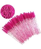 ZHIYE 50 pcs Disposable Eyelash Mascara Brushes Wands Applicator Eyebrow Brush Makeup Kit Eyebrow Castor Oil Brush Makeup Tool Red 50PCS Red - Buy Online on SooperMarket.com