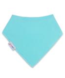 Dotty Fish Organic Cotton Baby Bandana Bibs - Super Absorbent Teething Bibs for Boys, Girls, and Unisex (Turquoise) - One Size - Buy Online on SooperMarket.com