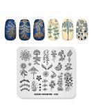 Alexnailart Nail Stamping Printing Plate Template Image Plate Stamper Scraper Sun Dreamcatcher Butterfly Wing Pattern Nail Art Decoration DIY Print Manicure Design FA039 - Buy Online on SooperMarket.com