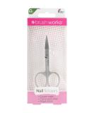 Brushworks Nail Scissors - Precision Stainless Steel Beauty Tool - Buy Online on SooperMarket.com