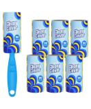 Flintronic 630 Leaves Extra Sticky Lint Roller - Ultimate Pet Hair Remover for Clothes Beds & Carpets - 7 Pack Lint Rollers for Dogs & Dust - Buy Online on SooperMarket.com