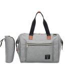 SONARIN Baby Nappy Changing Bag with Insulated Pocket Satchel Waterproof Large Capacity Stylish and Durable Light Gray - Buy Online on SooperMarket.com