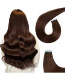 AGMITY Tape in Hair Extensions Remy Human Hair Darkest Brown 24 inches 20pcs 50g/pack Invisible Straight Seamless Skin Weft Hair Extensions Real Human Hair Tape in(24 inches #2 Darkest Brown) 24 inch #2 Darkest Brown - Buy Online on SooperMarket.com