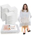 Disposable Haircut Capes - Lightweight, Waterproof, Tear-Resistant for Hair Salon & Barber Use - 30 Pack - Buy Online on SooperMarket.com