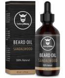 Striking Viking Beard Oil Conditioner Sandalwood Scent - Natural Organic Formula with Tea Tree  Argan and Jojoba Oils for Men - Promotes Growth  Softens  & Hydrates Sandalwood Beard Oil 2 Fl Oz (Pack of 1) - Buy Online on SooperMarket.com