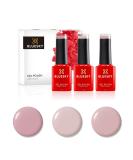 BLUESKY Gel Polish Miniature Set of Gel Polish 3 Gel Nail Colours Nude Collection (Requires curing under UV/LED Lamp) Nudes 5 ml (Pack of 3) Nudes 5 ml (Pack of 3) - Buy Online on SooperMarket.com