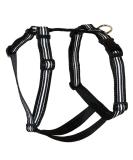 Feltmann Chest Harness - Soft Nylon Reflective Band for Dogs | Black | Adjustable 50-65cm Width 20mm - Buy Online on SooperMarket.com