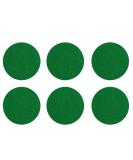 Kasteco Self Adhesive Air Hockey Mallet Felt Pads Green - 94mm - 6 Pack - Buy Online on SooperMarket.com