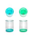 Melii Double-Walled Bear Drinking Cup for Kids - Blue + Mint 2 Pack - Buy Online on SooperMarket.com
