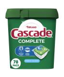 Cascade Complete Dishwasher Pods, Dishwasher tabs, Dish Washing Pods for Dishwasher, Dishwasher tablets, Fresh Scent ActionPacs, 78 Count 78 Count (Pack of 1) - Buy Online on SooperMarket.com