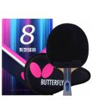 Ping Pong Paddle by Butterfly | 802 Ping Pong Paddle Set | Butterfly Ping Pong Paddle Case | Arylate Carbon Table Tennis Racket with Table Tennis Racket Case | Professional Table Tennis Racket Set - Buy Online on SooperMarket.com