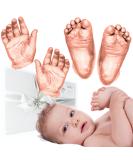 BabyRice Large Baby Hand and Foot Casting Kit Boxed Includes Metallic Paint (Copper) - Buy Online on SooperMarket.com