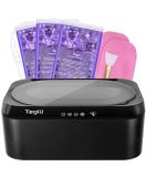 Teglu improved paraffin bath for hands and feet 4L automatic lid opening paraffin wax bath with 3x450g paraffin wax paraffin bathroom set 200W FHC-2222 black - Buy Online on SooperMarket.com