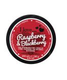 I Love Raspberry & Blackberry Body Butter Made with 87% NaturAlly Derived Including Shea Butter & Coconut Oil for Soft & Hydrated Skin Moisturising & Lightly Scented Natural Fruit Extracts Vegan Friendly - 200ml - Buy Online on SooperMarket.com