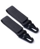 Selighting Tactical Carabiner - 2 PCS Molle Belt Snap Hook Keychain for Molle Bag & Outdoor Activities - Black - Buy Online on SooperMarket.com