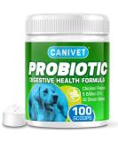 CANIVET Probiotics for Dogs. Canine Dietary Supplement - Aids Digestive Health 100g Powder Dog Probiotic. 5 Billion CFU** with 10 Strains of Good Bacteria for your Dog's Digestive Health. 100 g (Pack of 1) - Buy Online on SooperMarket.com