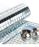 REDODECO Real Glass Silver Mirrors Mosaic Tiles Sticker for Craft Square Glass Tiles Self Adhesive 5mm by 5mm (Silver  2400PCS) 2400PCS Silver - Buy Online on SooperMarket.com