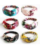 IDOLL Boho Headbands for Women Silk Elastic Satin Hairband Vintage Floral Printed Paisley Bandana Fashion Headwraps Hair Band Accessories for Women Girls 6 Packs - Buy Online on SooperMarket.com