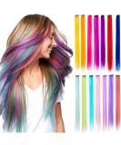 40Pcs 21-inch Colored Hair Extensions for Girls, Women, and Kids - Colorful Clips in 20 Shades - Buy Online on SooperMarket.com