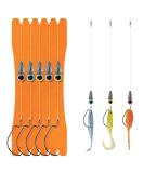 THKFISH Pre-Rigged Texas Bass Fishing Leaders with Weights, Hooks, and Line Kit (5PCS Sinker, 1/4 oz, 1/0# Hooks) - Buy Online on SooperMarket.com