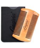 Longivia Bartkamm wood ecologically 100% pear tree wood Beard Comb Wood beard care for men wooden ridge rough and fine tines set - high quality beard comb - Buy Online on SooperMarket.com