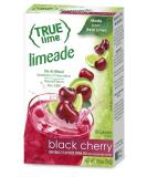 TRUE LIME Black Cherry Limeade Drink Mix (10 Count - 1 pack) | Made from Real Limes | No Preservatives, No Artificial Sweeteners, Gluten Free | Water Flavor Packets & Water Enhancer with Stevia Black Cherry 10 Count (Pack of 1) - Buy Online on SooperMarket.com
