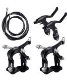 Riakrum 6-Piece Road Bike Brake Calipers Set with Aluminum Levers and Cables - Buy Online on SooperMarket.com