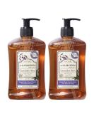 A La Maison Lavender Aloe Liquid Hand Soap | 16.9 Fl oz. Pump Bottles Moisturizing Natural Hand Wash Soap | Triple French Milled | Gentle To Hands | (2 Pack) 16.9 Fl Oz (Pack of 2) - Buy Online on SooperMarket.com