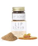 Natural Lip Exfoliator Scrub | Organic Coconut Oil Brown Sugar & Honey for Soft Moisturized Lips | Gentle Repair for Chapped Skin - Buy Online on SooperMarket.com