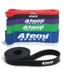 Resistance Pull Up Band | Long Exercise Loop Band for Strength Training | Home Workout Band for Men or Women | Black (10-30kg) - Buy Online on SooperMarket.com