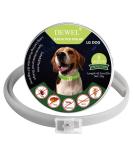 Dewel Shining Tick Collar for Dogs - Adjustable Waterproof Flea & Tick Prevention XL 63.5cm - Lightweight & Effective Vermin Control - Buy Online on SooperMarket.com