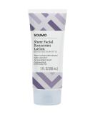 Amazon Brand - Solimo Sheer Face Sunscreen SPF 55  Reef Friendly (Octinoxate & Oxybenzone Free)  3.0 Fluid Ounce ReefFriendly 3 Fl Oz (Pack of 1) - Buy Online on SooperMarket.com