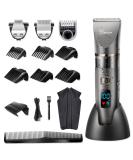 Hatteker Professional Hair Clipper Cordless Trimmer Kit for Men - 14 Piece Set - Buy Online on SooperMarket.com