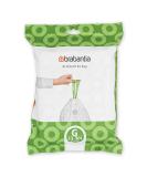 Brabantia Garbage Bag DispensPack 23-30 litres White 40 pieces 1 piece (1 pack) 40 bags - Buy Online on SooperMarket.com
