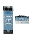 Califia Farms - Oat Barista Blend Oat Milk, 32 Oz (Pack of 6), Shelf Stable, Dairy Free, Plant Based, Vegan, Gluten Free, Non GMO, High Calcium, Milk Frother, Creamer, Oatmilk Oat Barista Original 32 Fl Oz (Pack of 6) - Buy Online on SooperMarket.com