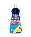 Finish | Finish Dishwasher Rinse & Shine Aid | Lemon| 400ml  | For Drier Glasses and Spot Prevention Option 2 - Buy Online on SooperMarket.com