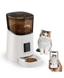 Video Automatic Pet Feeder with HD Camera  Food Dispenser for Cats and Dogs WiFi Smart Feeder with Camera 6L 2-Way Audio  Mobile Phone Control  Timed Feeder  Desiccant Bag Up to 8 Meals per Day White - Buy Online on SooperMarket.com