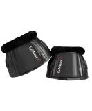 LeMieux Overreach Horse Boots - Over Reach or Bell Boots for Horses - Protective Gear and Training Equipment - Equine Boots Wraps & Accessories L Black Fleece Rubber Bell - Buy Online on SooperMarket.com