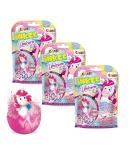 INKEE UNICORN BEACH | Set of 3 unicorn bath bombs with surprise 3x children's bath bombs with unicorn figure popcorn aroma pack of 3 - Buy Online on SooperMarket.com