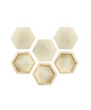 6 Pieces 6'' x 7'' Unfinished Wooden Hexagon Painting Panel Boards for Crafts  Blank Wood Canvas Panels for Pouring Art 6x7 in - Buy Online on SooperMarket.com