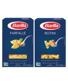 BARILLA Blue Box Pasta Variety Pack, Farfalle & Rotini, 16 oz. Box (Pack of 8), 8 Servings per Box - Non-GMO Pasta Made with Durum Wheat Semolina - Italy's #1 Pasta Brand - Kosher Certified Pasta Farfalle/Rotini - Buy Online on SooperMarket.com