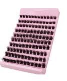 Selawasty 120 Lash Clusters D Curl Mega Volume DIY Eyelash Extensions - Wispy Individual Lashes for At-Home Cluster Extensions (S6-D-8-16MIX) - Buy Online on SooperMarket.com