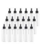 TIANZD 24 Pieces Empty 100 ml Clear PET Plastic Fine Mist Pump Spray Bottles with Black Top Portable Sprayer for Perfume Water Cosmetic Travel Containers Refillable 2x Funnel - Buy Online on SooperMarket.com