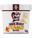 PIP & NUT Ultimate Extra Crispy Dark Roasted Peanut Butter (1 kg) - Vegan No Palm Oil No Added Sugar | Natural Hi-Oleic Earthwell Product - Buy Online on SooperMarket.com