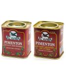 El Avion - Set of 2 Pimenton Picante Ahumado - Hot and sweet smoked paprika powder (2 x 75 g) - Buy Online on SooperMarket.com