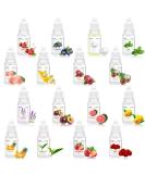 Food Flavoring Oil, 16 Pack Lip Gloss Flavoring Oil, Vanilla Pineapple banana Candy Flavoring for Cooking & Baking, Lip Flavoring Oil for Lip Balm, Water & Oil Soluble Flavoring Oil - .35 Fl Oz (10ml) - Buy Online on SooperMarket.com